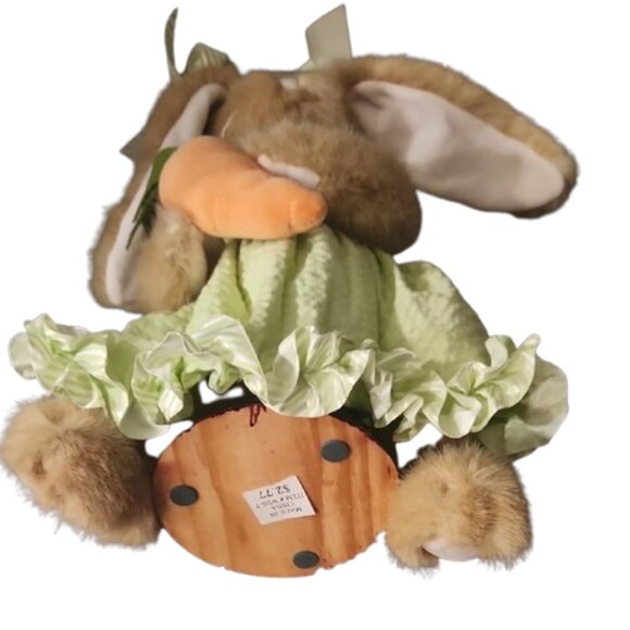 [Bearington Collection] 14" MINNY CARROTS Bunny Rabbit w/ stand - Picture 11 of 12